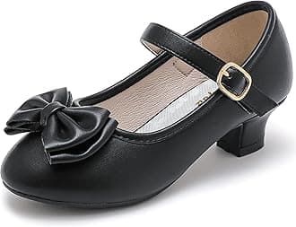 Walofou Flower Girls Wedding Party Heel Princess Shoes Flats for Kid Toddler