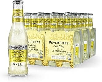 - Sparkling Sicilian Lemonade – Premium Soda Mixer for Cocktails and Mocktails, 6.8 fl oz Bottles, Pack of 4 – Naturally Sourced, Non-GMO