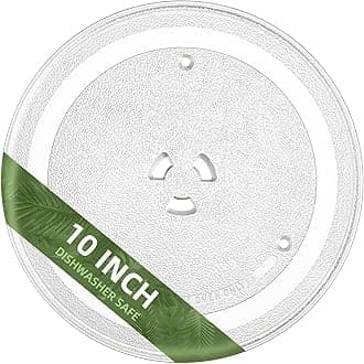 Gemroom 10" Microwave Turntable Compatible with 10 inch Replacement Microwave Glass Plate for Emerson