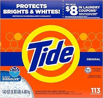 Powder Laundry Detergent, Original Scent, 113 Loads, 143 oz