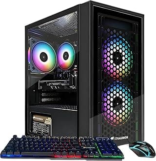 STGAubron Gaming PC Computer Desktop, Radeon RX 560 4G GDDR5, Intel Core i5 u...