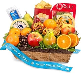 Happy Birthday Sweet & Savory Farmstead Gift Basket
