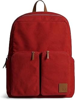 DailyObjects Field Backpack | Casual Laptop Bag with Luggage Sleeve | Unisex Travel Backpack | Made of Durable Canvas Material | Zippered Compartments with Pockets
