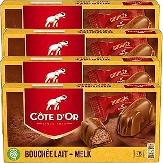 Cote Dor Milk Chocolate Bouchees Gift Pack 8X25G (4 Packs)