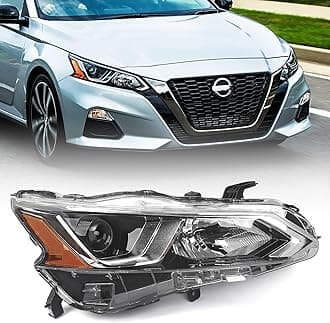 Halogen Headlight Assembly Fit for Nissan Altima 2019-2022 RH Projector Headlamp w/o Bulbs OE Style Replacement for NI2503265 Right Passenger Side