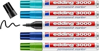 edding751 Gloss Paintmarker - x2 Blister Carded White