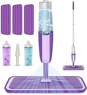 Spray mop with 2 bottle 3 pads
