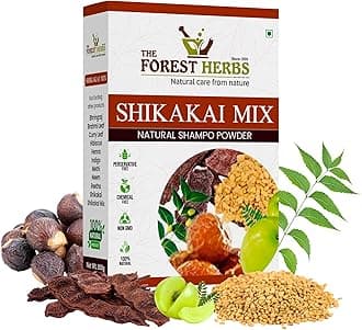 The Forest Herbs Natural Care From Nature Hair Shampoo 200G With Amla, Reetha, Shikakai, Bhringraj, Hibiscus, Neem & Methi For Hair Wash (Advanced Herbal Hair Growth Shampoo) Powder