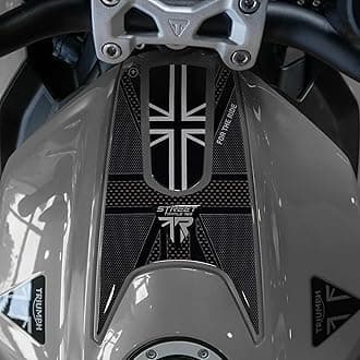 labelbike - 3D Sticker Motorcycle Tank Pad Protection and Decoration in Resin Compatible with Triumph Street Triple 765 R 2023-2024