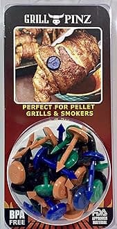 GRILL PINZ Essential Grilling Accessory - Attach and Combine Food While Cooking - Better Than Grill Skewers - 32 Pack