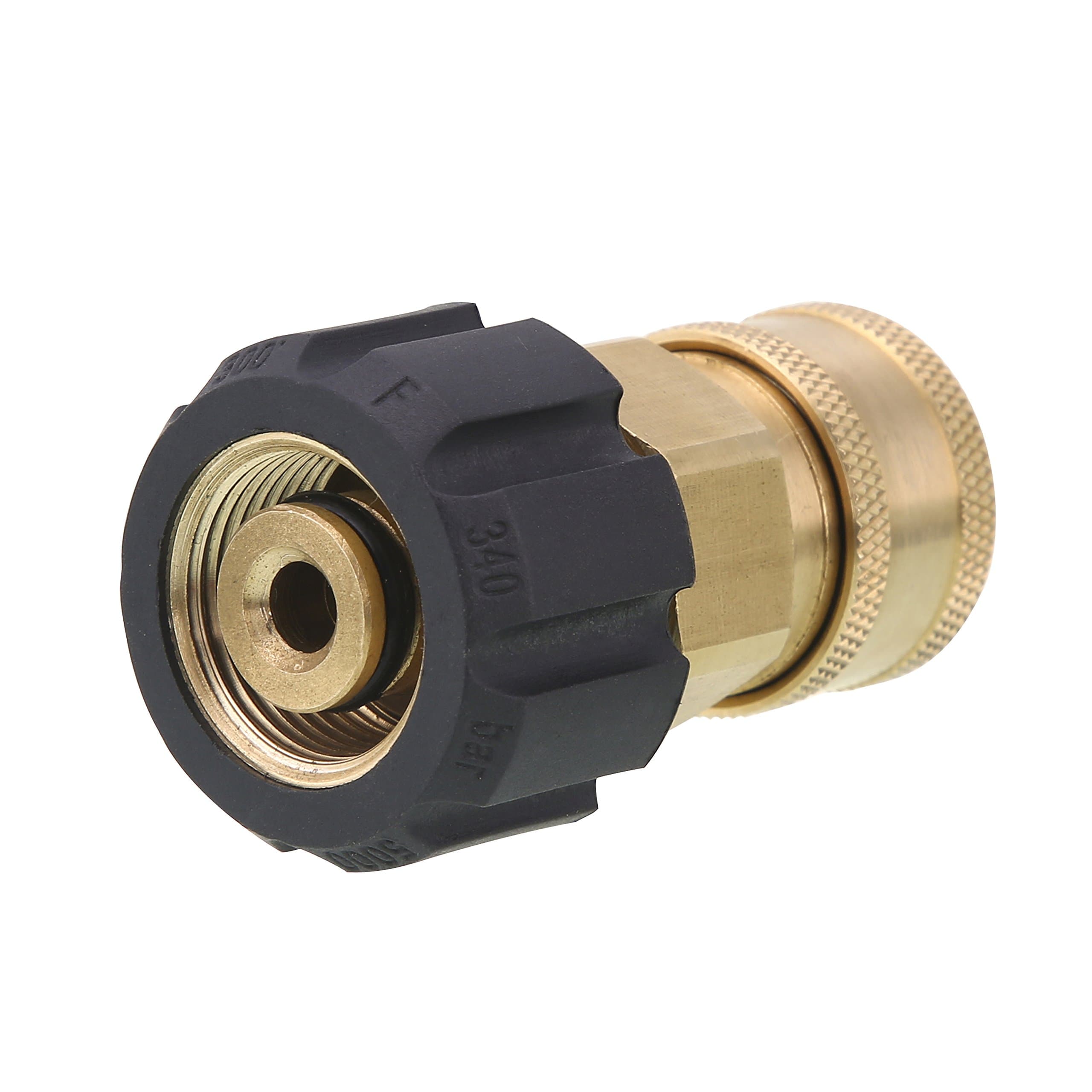 Tool Daily Quick Connect Socket for Pressure Washer Gun and Hose, 3/8 Inch Socket to M22 14mm Metric, 5000 PSI