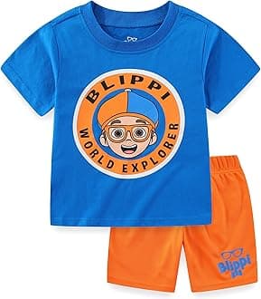 Boys Short Sleeve T-shirt and Short 2 Piece Set for Toddler 2T to Big Kids
