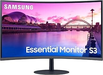 27" Curved FullHD 1080p Monitor with Speakers, HDMI, Displayport - LS27C390