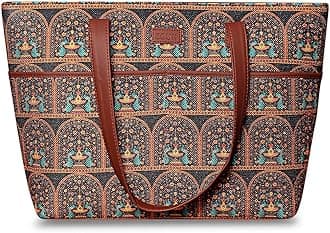 ZOUKWomen Handcrafted vegan leather Tote Bag