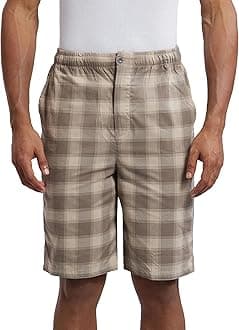 US88 Men's Super Combed Mercerized Cotton Woven Fabric Regular Fit Printed Bermuda with Side Pockets (Colors & Prints May Vary)