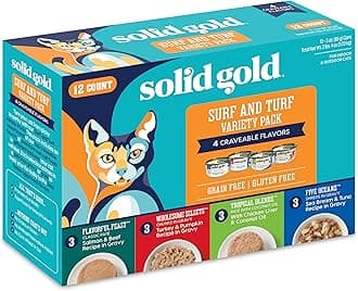Solid Gold Surf & Turf Wet Cat Food Variety Pack