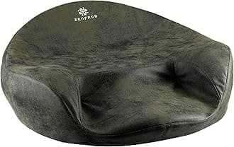 Ergonomic Meditation Cushion/Chair/Seat/Floor Pillow for Home/Office/Studio – Memory Foam, Removable & Washable Cover, Designed for Long Period Meditation Comfort (Dark Green)