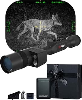 ATN X-Sight 5 LRF Ultra HD 4K+ Smart Day & Night Vision Scope with Built-in Laser Rangefinder and Ballistic Calculator | Dual Stream Video, Recoil Activated Video | Exclusive Signature Series Kit