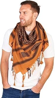 Shemagh Scarf - 100% Cotton Shemagh - Verstalie & Stylish Fashion Scarf for Men & Women of All Ages