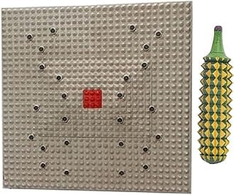 Acupressure Massager Combo Kit: Power Foot Mat, 26 Magnets, Wooden Stress & Pain Relief, Energy Booster, Yoga Mat, Blood Circulation, Tummy Shaper, Body Massager