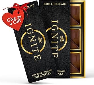 MBDH Wellness Ignite Chocolate Bars(2 Box) Luxurious Dark Chocolate For Uplifting Mood & Vitality Ideal For Men & Women,Vegetarian And Gluten-Free Delight,250 Grams
