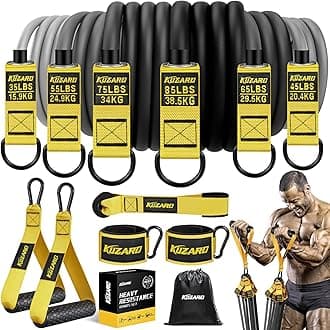 Heavy Resistance Bands for Working Out, 300lbs/360lbs Heavy Exercise Bands with Handles, Resistance Bands for Men, Weight Bands Set for Muscle Training, Strength, Yoga, Home Workout Equipment