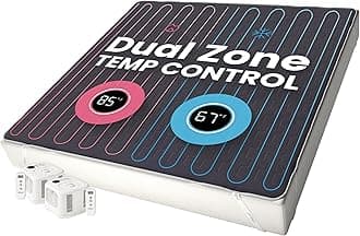 Chilipad Cube Bed Cooling System - Cooling & Heating Mattress Topper, Dual Zone Bed Temperature, Cool Sleep Enhancement, Temp Range of 60-115°F, WE Cal King Bedsize (72" W x 84" L), Model: CP516