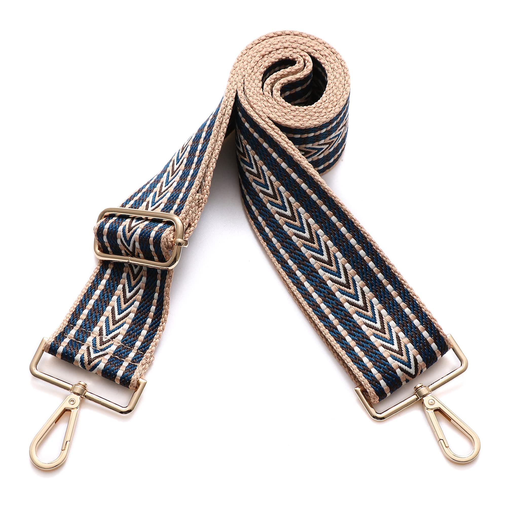 S-JacorryPurse Strap Replacement Crossbody Wide Shoulder Strap Adjustable Canvas Straps Handbag Strap Replacement Belts