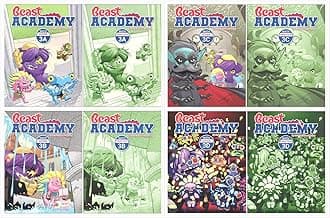 Art of Problem Solving: Beast Academy Grade 3 Complete Books Set (8 Books) - Math Guide 3A, 3B, 3C, 3D & Math Practice 3A, 3B, 3C, 3D