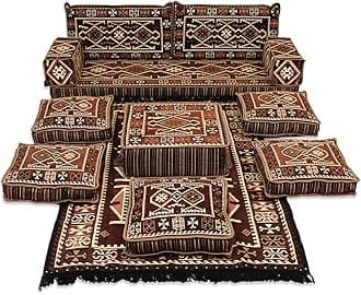 arabic majlis sofa,floor seating,floor cushions,arabic floor seating,arabic cushions,floor sofa,oriental seating,furniture,majlis,jalsa,floor couch,arabic couch - MA 41 (Full Set With Premium FOAM)