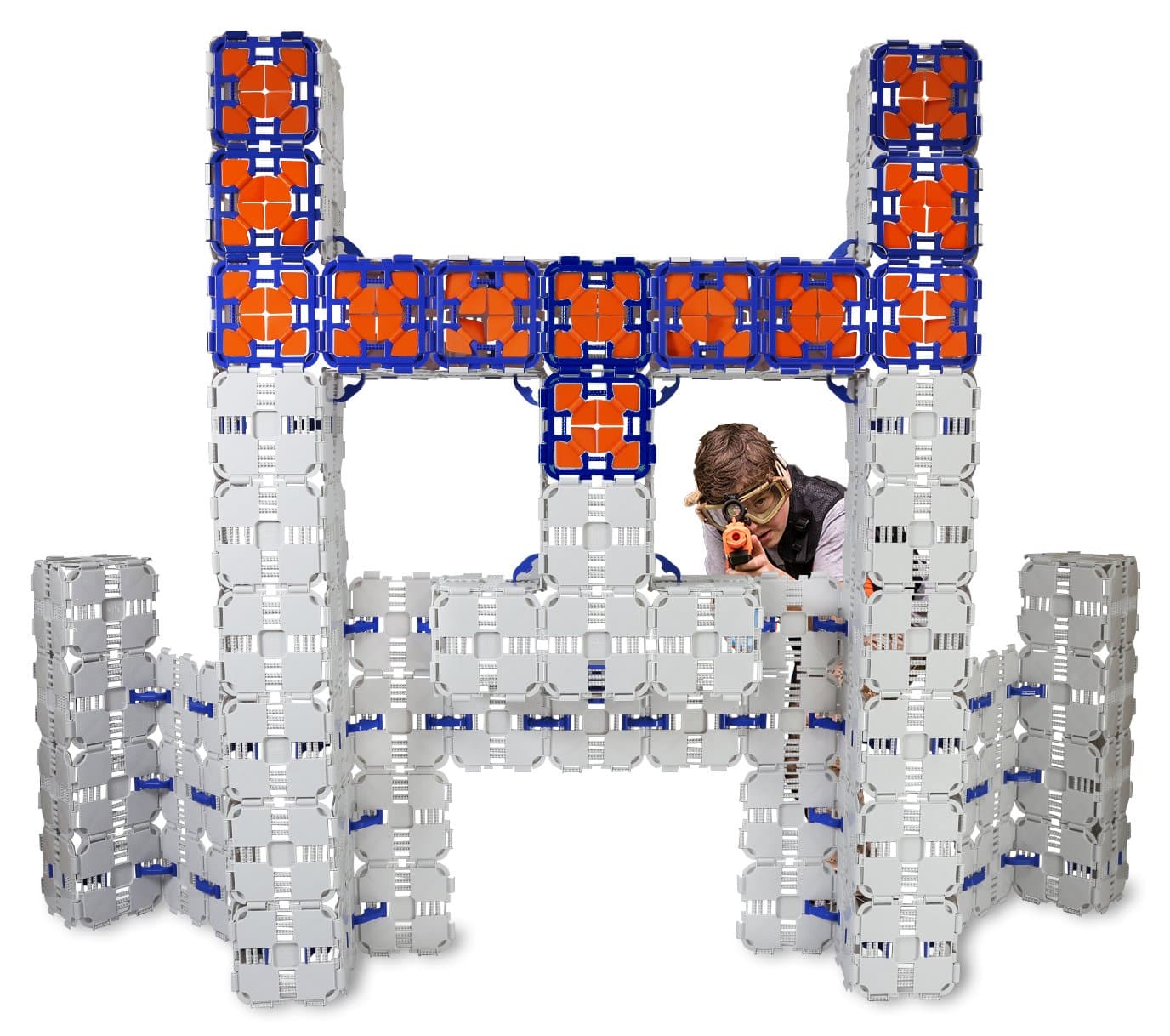 6 Pack | Kids Fort Building Kit for Nerf Wars & Creative Play | 276 Piece Set