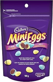 Cadbury Mini Eggs (185g / 6.5oz per pack)