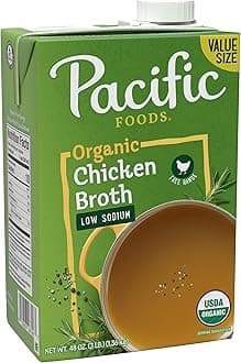 Pacific Foods, Broth Chicken Low Sodium Organic, 48 Ounce