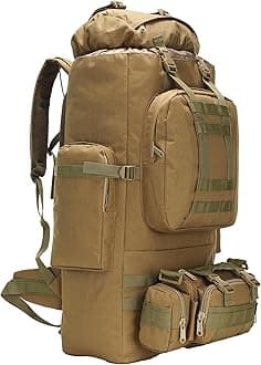 100L Camping Hiking Backpack Molle Rucksack Military Camping Backpacking Daypack