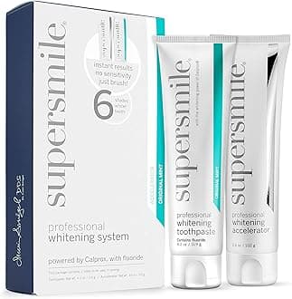 Supersmile Professional Teeth Whitening System, (Whitening Toothpaste + Accelerator), Set
