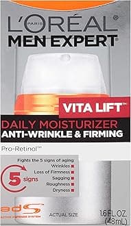 Men Expert Vitalift Anti-Wrinkle & Firming Face Moisturizer with Pro-Retinol, 1.6 oz