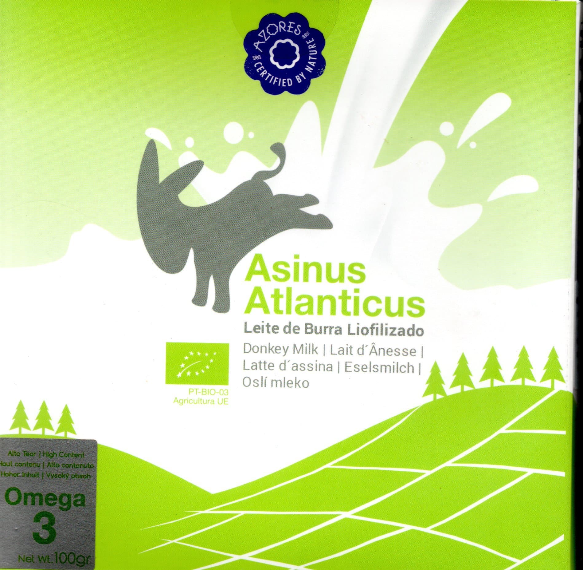 LYOPHILIZED Organic Donkey Milk - ASINUS ATLANTICUS