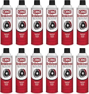 CRC 05089-Case Brakleen Brake Parts Cleaner (Non-Flammable), 168. Fluid_Ounces, 12 Pack