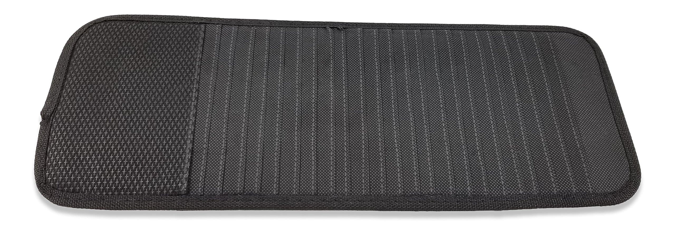 24 CD Visor Holder - Car Organizer Case Holds CDs Or DVDs Auto Travel Storage (Black)