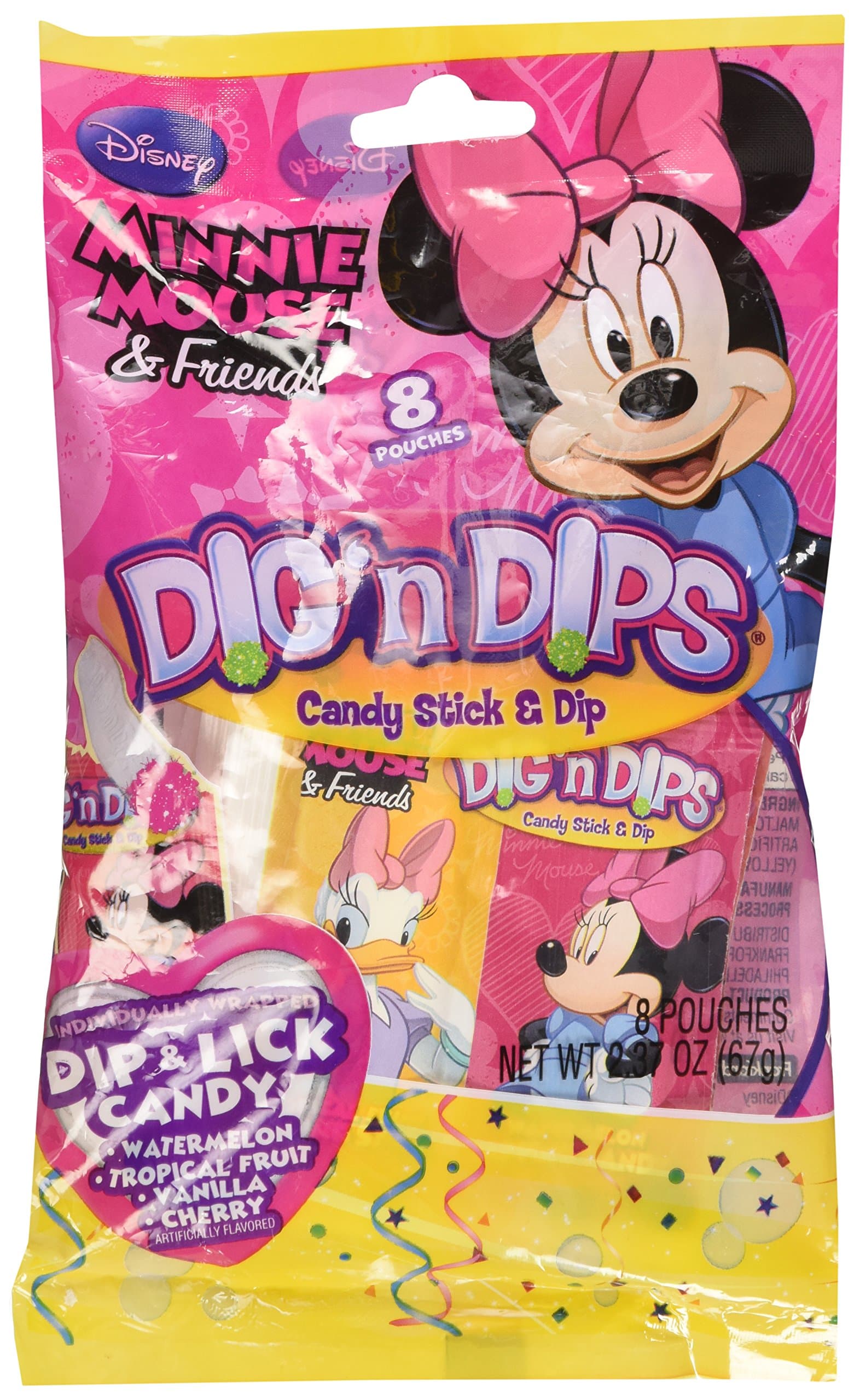Minnie Mouse Candy Dig N Dips 8 Individual Pouches