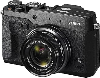 Fujifilm X30 Digital Camera - Black (12MP, 4x Optical Zoom)