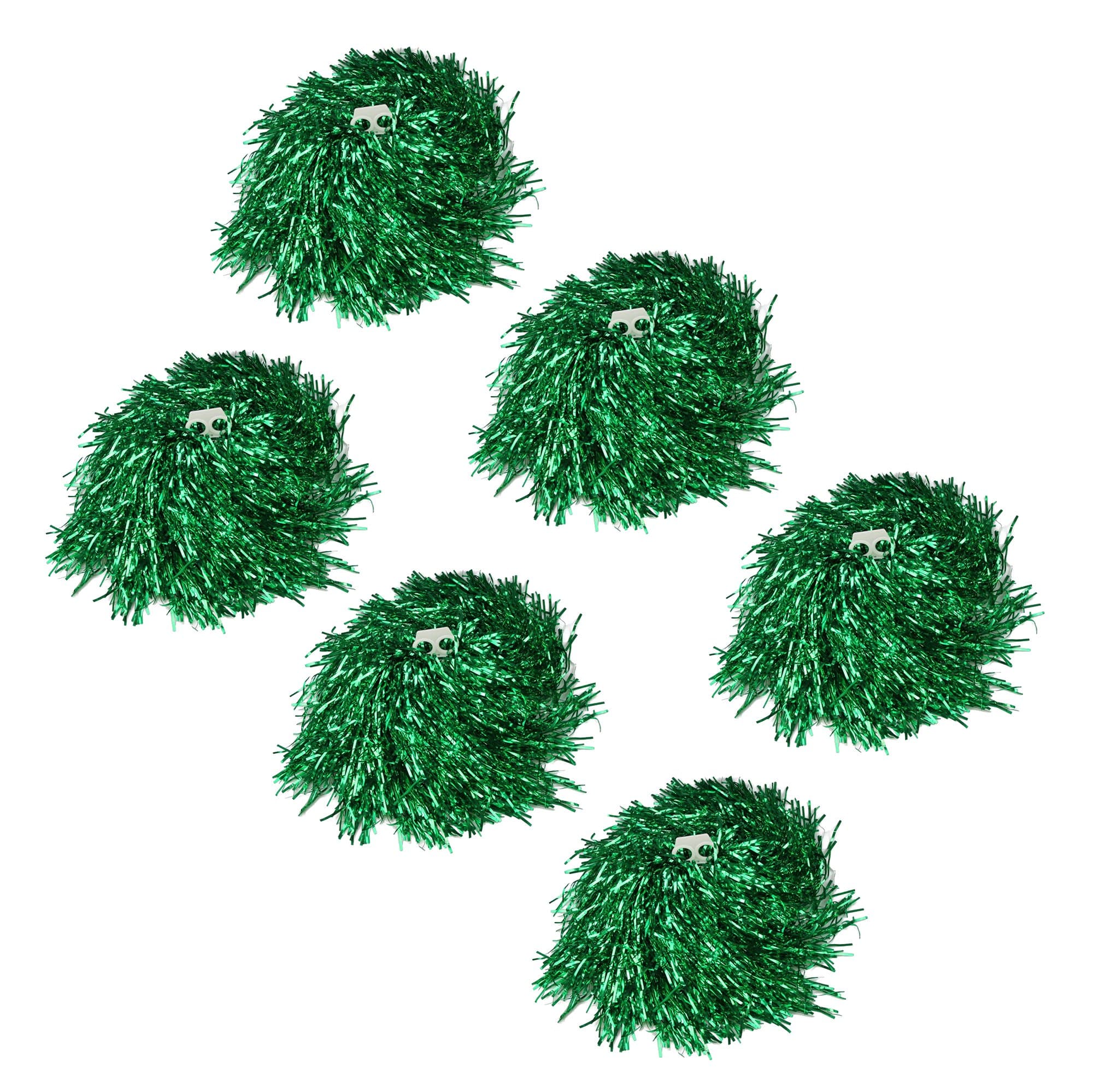 H:oter 1 Pair Holes Handle Cheerleading Pom Poms Party Costume Accessory Sports Set, 0.04 LB/Pieces