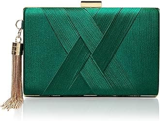 CARIEDO Women's Evening Handbag Clutch Bridal Purse for Wedding Prom Night Out Party