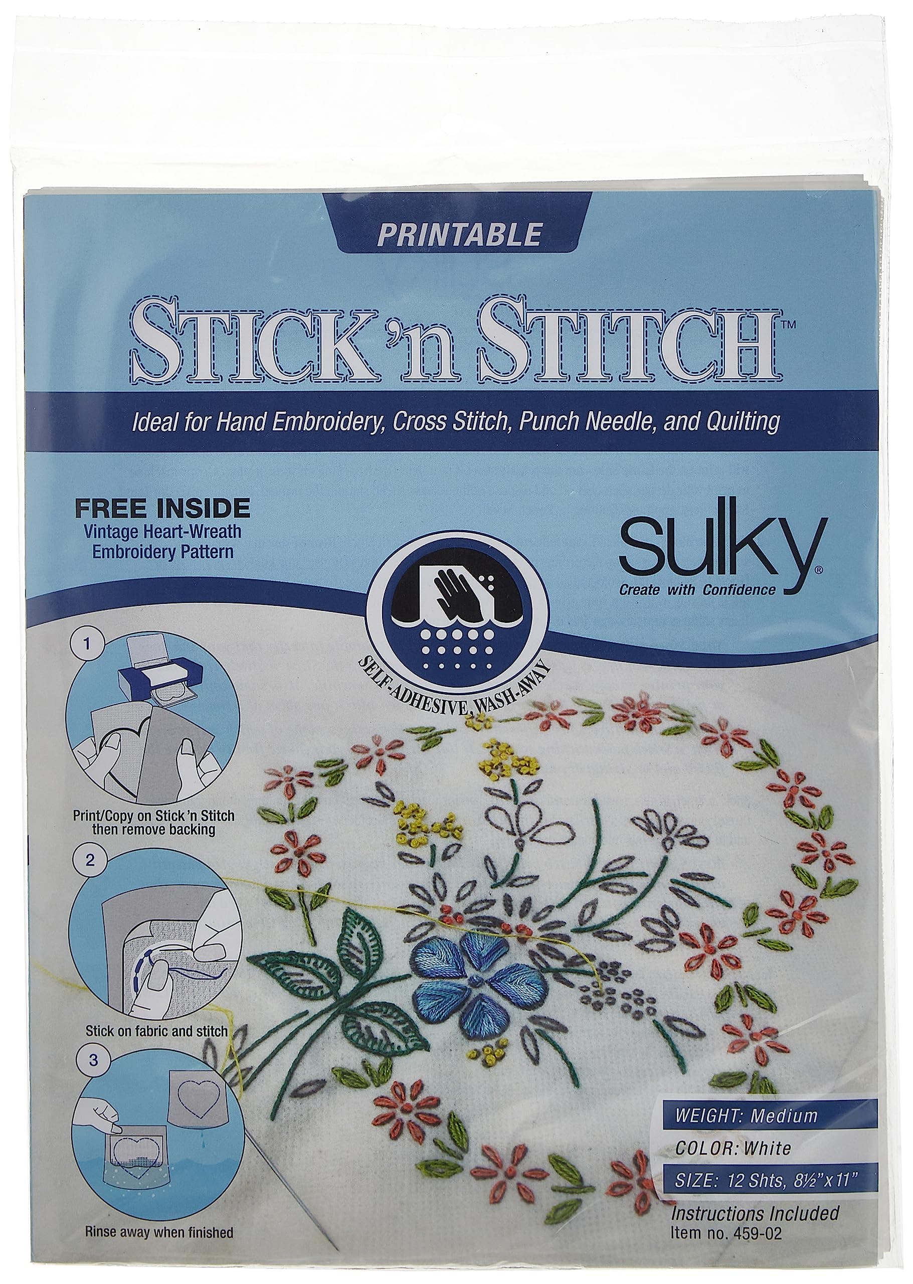 Sulky Stick N Stitch stabilizer
