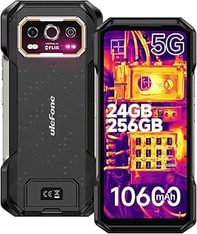 Armor 27T Pro Plus, 5G Rugged Phone, Thermal Imaging 64MP+50MP Camera, 24GB+256GB MTK Dimensity 6300, 10600mAh(33W), 30W Wireless Charging, 6.78" FHD+ 120Hz Corning Gorilla Screen, Android 15