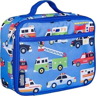 Wildkin Insulated Lunch Box for Boys and Girls, Perfect Size for Packing Hot or Cold Snacks for School and Travel, Mom's Choice Award Winner, BPA-free, Olive Kids (Heroes)
