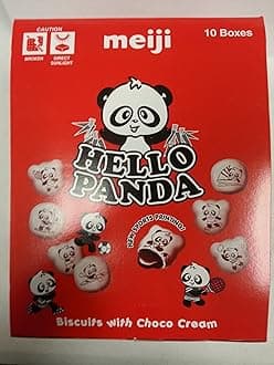 MeijiHello Panda Chocolate (Package of 10-2oz Boxes)