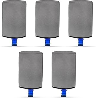 CRASOME Water Dispenser for 20 ltr / Litre Bottle Jar Cover (Grey Pack of 5)