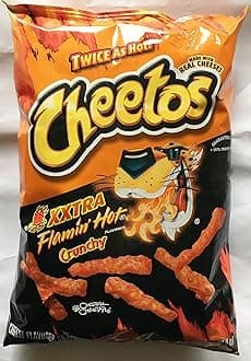 8.5oz Cheetos XXTRA Flamin Hot Crunchy, Pack of 2