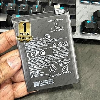 BN59 Battery for Xiaomi Redmi Note 10S (M2101K7BG, M2101K7BI, M2101K7BNY, M2101K7BL) with 1 Year Warranty. [5000mAh Capacity] (Onyx Gray)
